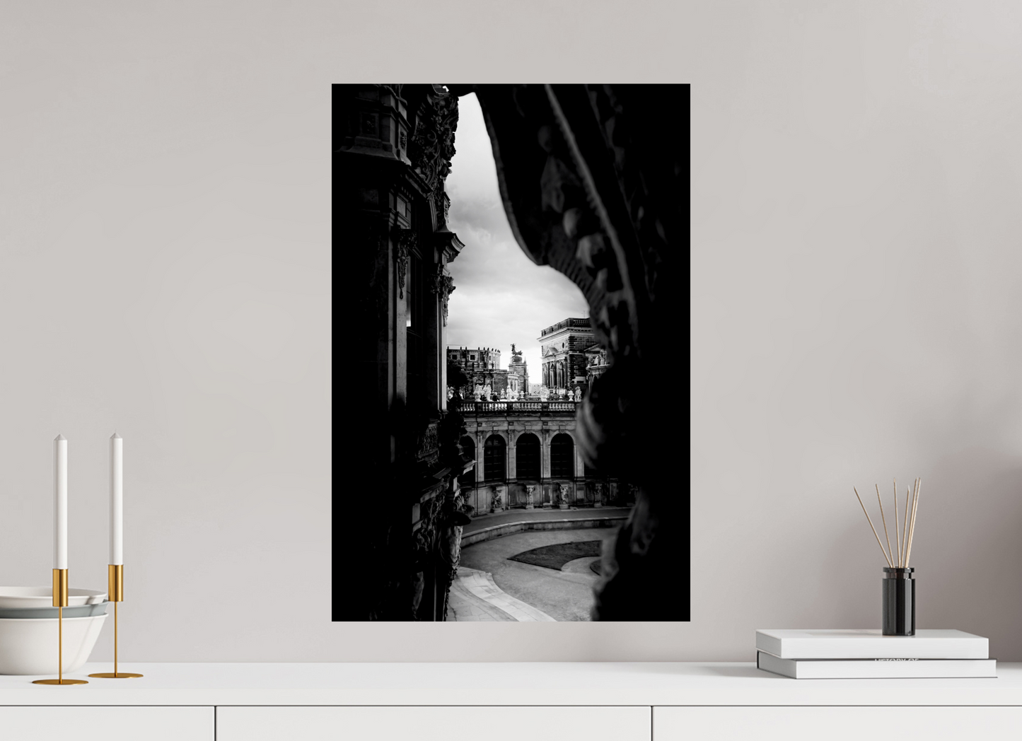 40 x 60 cm, Fine Art Print on textured paper Baroque Echoes_On FineArt Paper