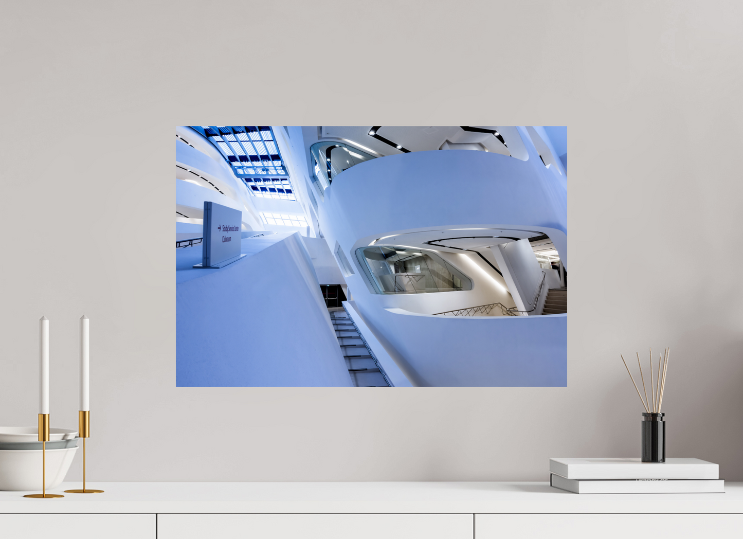 60 x 40 cm, Fine Art Print on textured paper Liquid Architecture