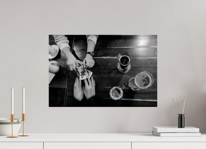 60 x 40 cm, Fine Art Print on textured paper Shuffle and Deal