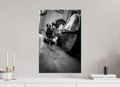 40 x 60 cm, Fine Art Print on textured paper The musician's room