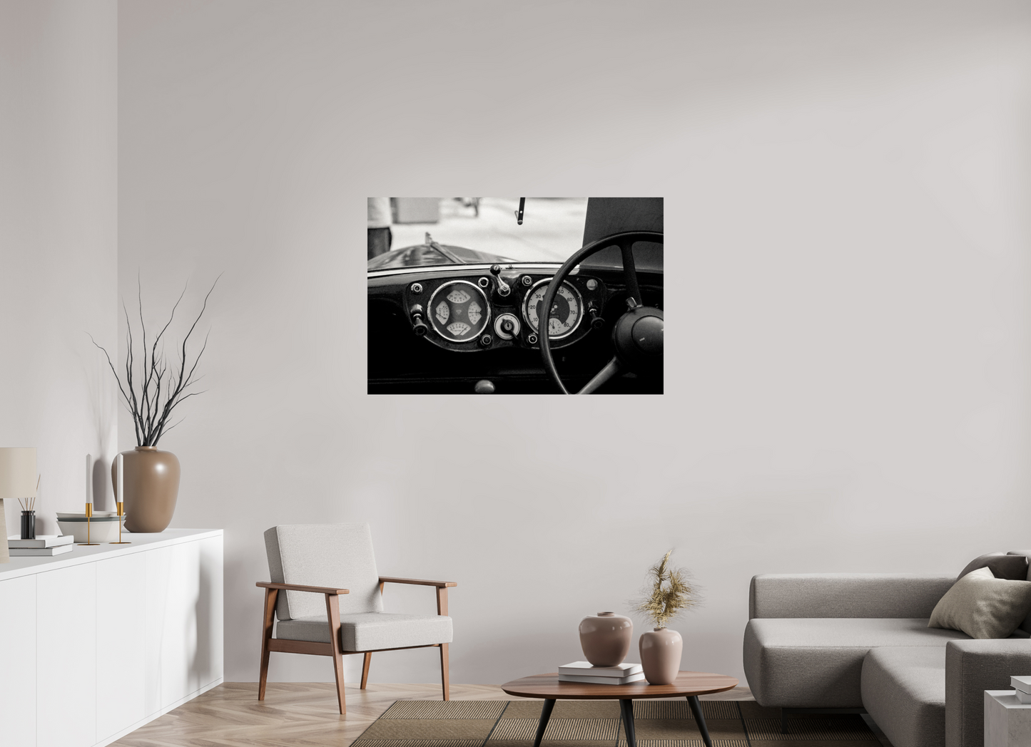 120 x 80 cm, Fine Art Print on textured paper Driver´s View